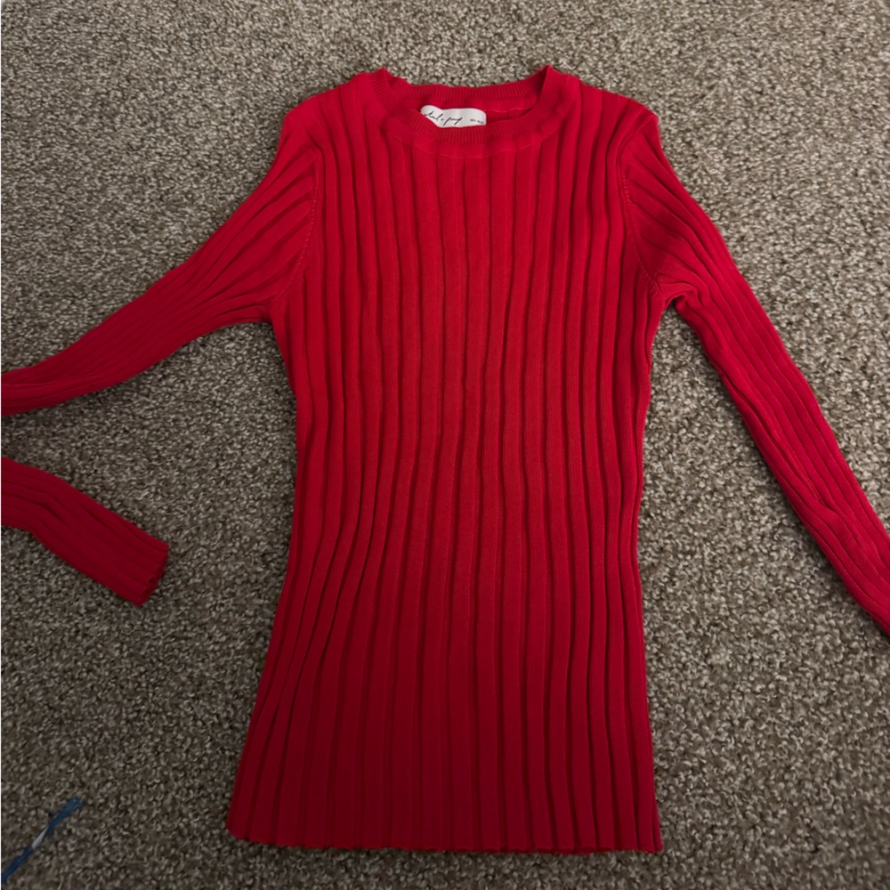 Red Long Sleeve Petal and Pup shirt!